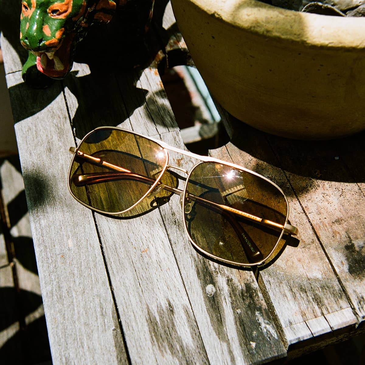 The Glass Bubble - Vintage Mustard