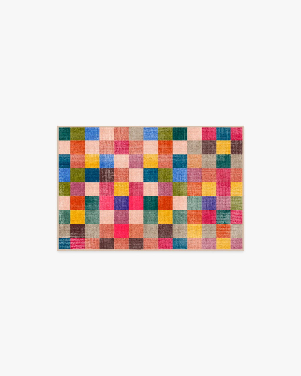 Grossy Confetti Check Flatwoven Rug by Dan Pelosi