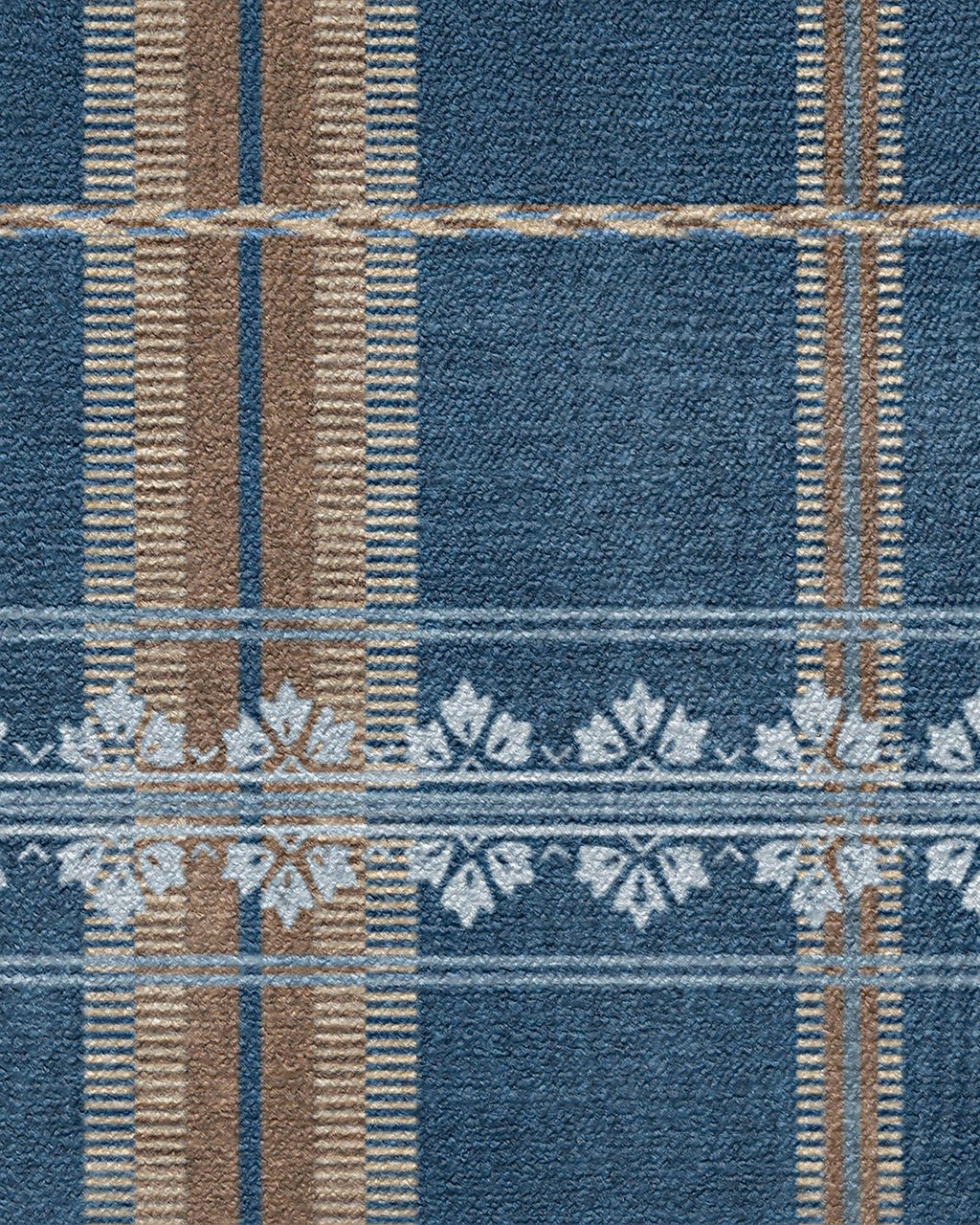 Hanover Check Navy Rug by Morris & Co.