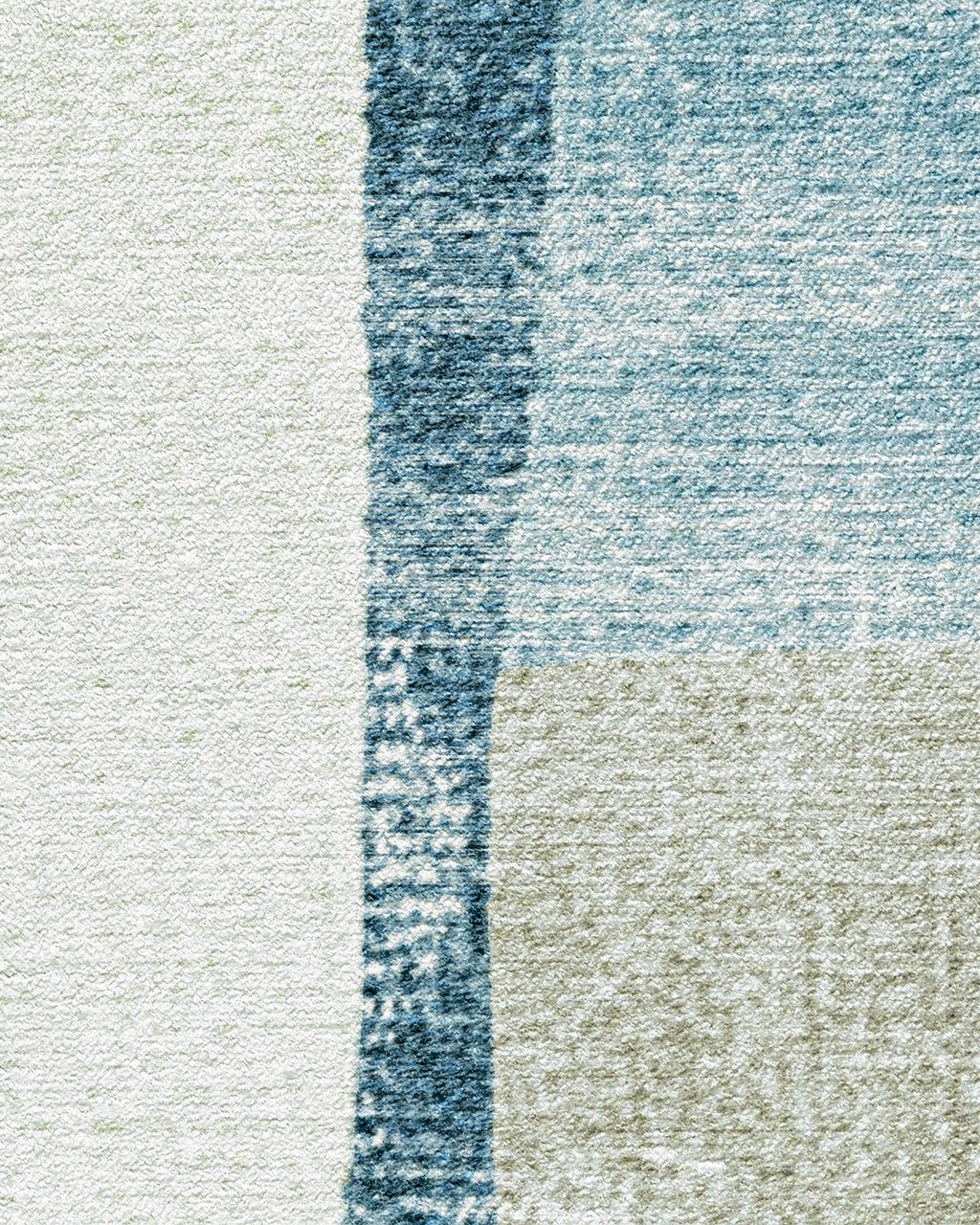 Haylan Ivory & Blue Rug
