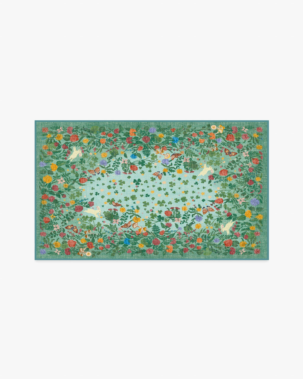 Lily Pad Meadow Multicolor Rug