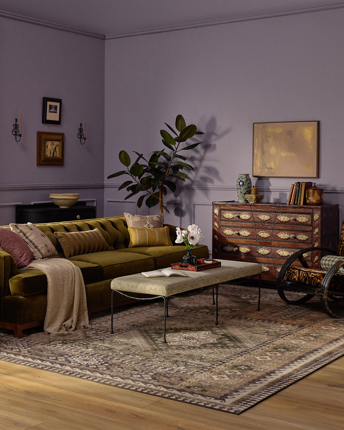 Rumi Olive & Tan Rug