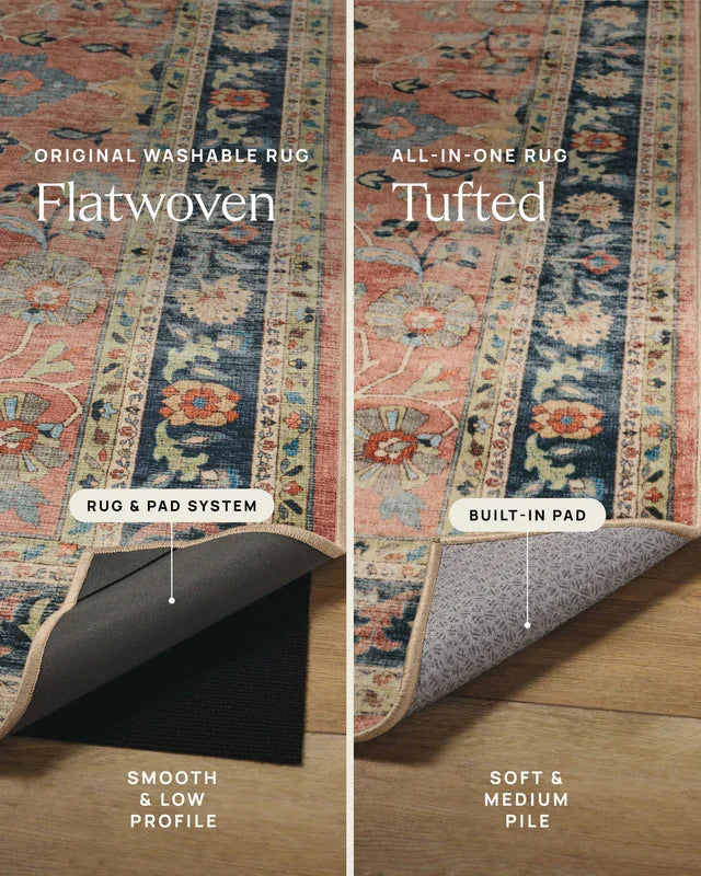 Juliet Slate Blue Flatwoven Rug