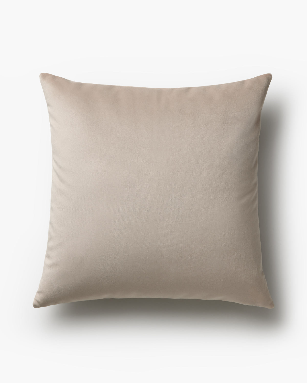 Sand Velvet Throw Pillow